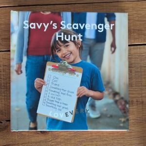 Lovevery Savy's Scavenger Hunt Picture Book - Blue Cover
